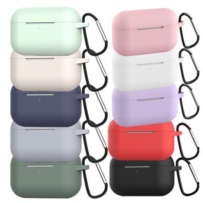 China Hot Selling Eco-friendly Earphone Accessories Silicone Protective Case Shockproof Cover For Airpods pro for sale