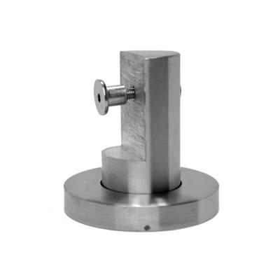 China 304 STAINLESS STEEL 32mm Dia Foot Assembly No Toilet Divider Hardware Adj. (13/20mm board) for sale