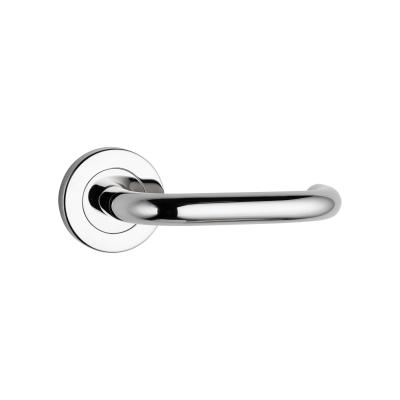 China September Sale Modern Super Door Handle Polished Stainless Steel Handle Lever Door Furniture For Bedroom for sale