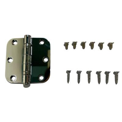 China Industrial Residential 3.5 Inch Interior Door Hinge 5/8 Radius Corner for sale