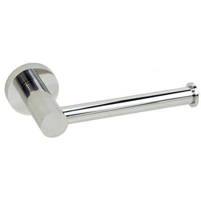 China ECO-FRIENDLY STAINLESS STEEL 304 TOILET TISSUE ROLLER HOLDER POLISHED ROUND PAPER TOWEL HOLDER for sale