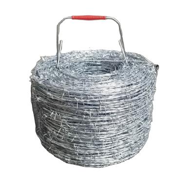 China High Quality Iron Wire Barbed Wire Price Per Roll / Galvanized Barbed Wire for sale