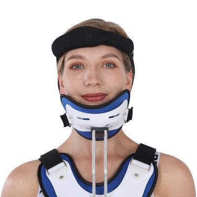 China Aluminum alloy plastic composite lining Adjustable Head-Neck-Thoracic Cervical Spine Support Adjustable Rehabilitation Bracket Postoperative Correction Orthosis for sale