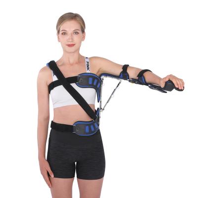 China Aluminum Alloy Plastic Compound Scratching Adjustable Humerus Fracture Hand Brace Elbow Joint Rehabilitation Support Brace for sale