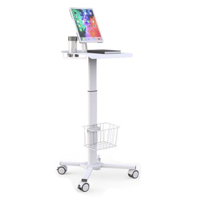 China High quality modern most popular mobile hospital trolley mobile hospital trolley laptop computer workstation for sale