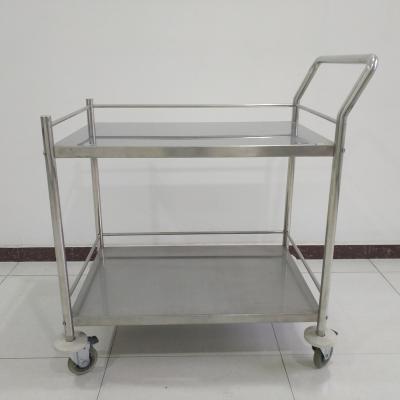 China Cheap Mobile Metal Hospital Laundry Waste Dressing Carts Medical Dirty Linen Cart With Lfoot Pedal for sale