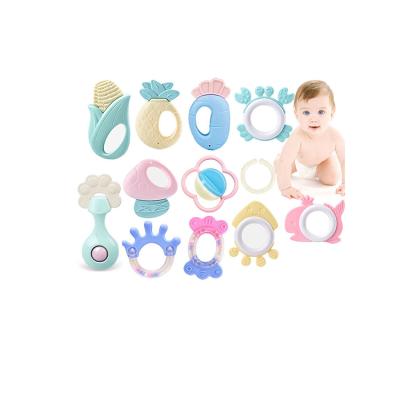 China Baby Toy High Temperature Resistant Disinfection Soft Non-Toxic Silicone Teether for sale