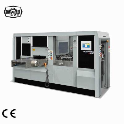 China Automatic Hot Foil Stamping And Die Cutting Label Fabric Hotels LK60MT Socks Label Small Box 600*480mm Foil Stamping Machine for sale