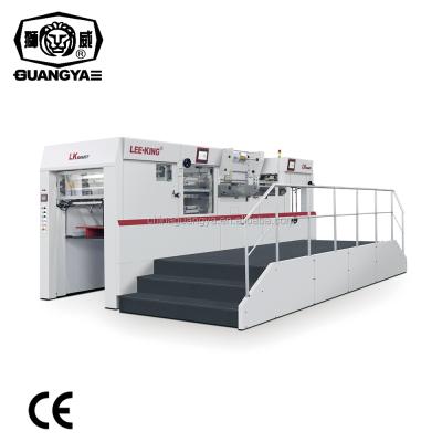 China Hotels LK106MTF Automatic Paper Card , Box Foil Punching Machine Die Cutter With Stripping Machine for sale