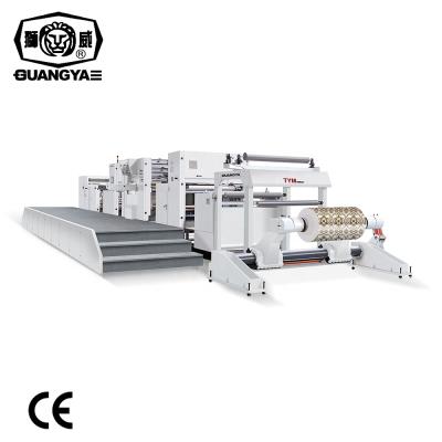 China Full Automatic Factory TYM1400JT Web-Fed Hot Foil Stamping Printer Machine for sale