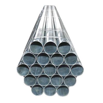 China Structure pipe shandong factory produced q235 hot dipped galvanized steel round pipe main material for sale