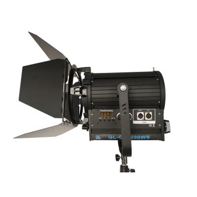 China fresnel spot light with 200W, 2700K-6300K GL-CSJ200WS bicolor for sale