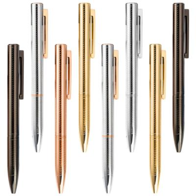 China Writing& Promoting& Best Luxury Pen Heavy Personalized Metal Pens Gift Enrollment Twist with Custom Logo for sale