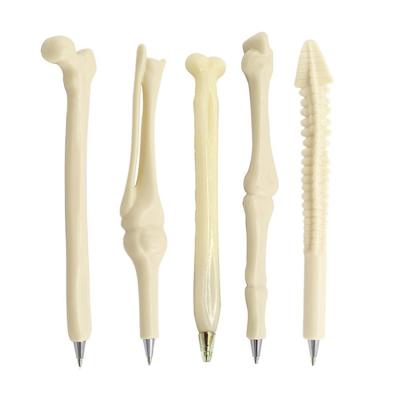 China JH Bone Pen Student Custom Logo Medical Normal Creative Plastic Bone Shaped Pen for sale