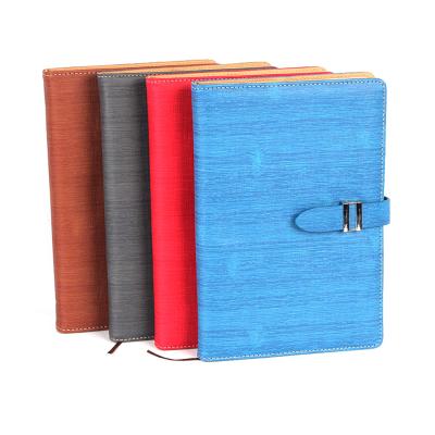 China A5 Size Hardcover PU School Notebook Leather Notebook Customized Logo for sale