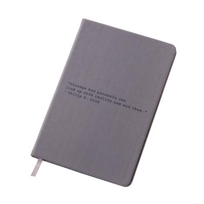 China Good Quality Promotional Custom Hardcover Sample Design PU Leather Notebook for sale