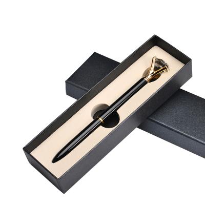 China Writing& Promoting& JH Gift Hot Sales Customized Simple Packaging Diamond Pen Gift Set for sale