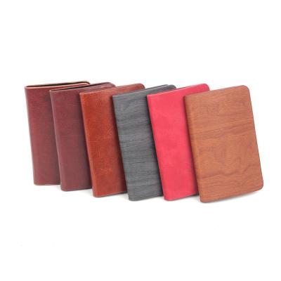 China Promotional Dress JH PU Leather Cover Metal Namecard Holders With Embossed Logo for sale