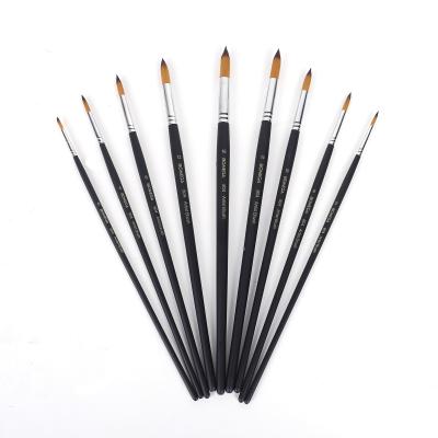 China Writing& Promoting& Wholesale Nylon Gift Jinghao Brand Art Pointed Paintbrush Kit For Child for sale