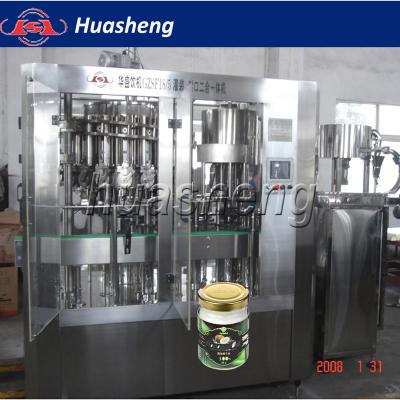 China Tomato Sauce Chemical Jar Cap Filling Sealing Machine for sale