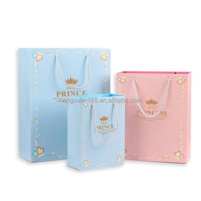 China Recycled Materials Hot Sale Any Size Apparel Packaging Paper Bags, Supermarket Craft Paper Bag, Small Printed Flower Paper Bags for sale