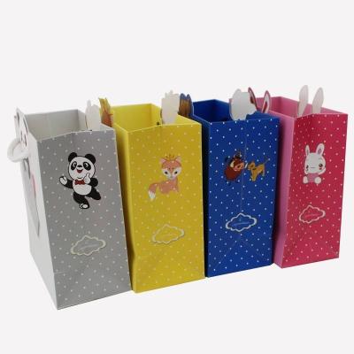 China Recyclable Hot selling small thank you gift bags wedding favor bag and printed with personalized elements in various colors for sale