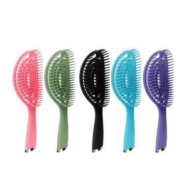 China Professional Barber Salon Private Label Detangler Brush Easy Flexible Flexible Hair Denman Paddle Massage Manufacturers Waterproof for sale