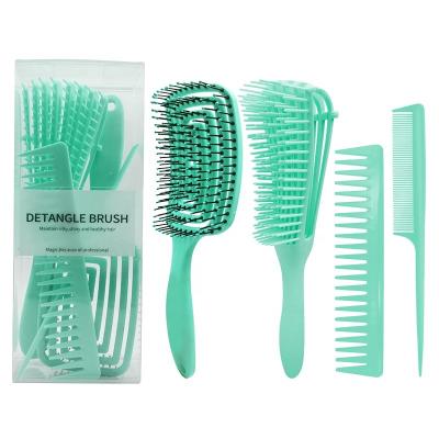 China Multifunctional Soft Thick Nylon Anti-Static Hair Styler Logo Detangle Hair Brush Custom Waterproof Bristle Air Cushion Duct Paddle for sale