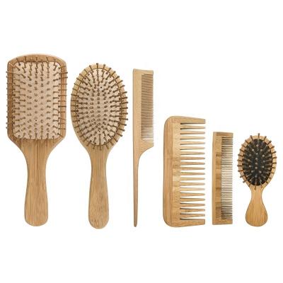 China Beauty Salon Women and Men Special Heat Resistant Hair Brush Styling Hot Beech Comb Hair Brush Kit Set for sale