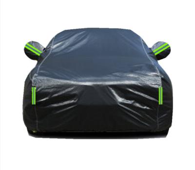 China 190t Water Resistant Protective Waterproof Dustproof UV Polyester Outdoor Car Cover for sale