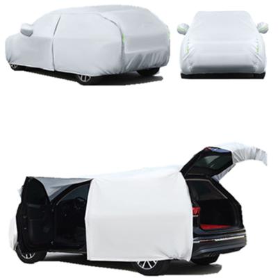 China Hot sale 190t water resistant polyester dust proof car cover for full body suv car cover for sale