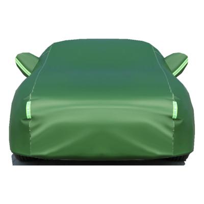 China Hot Selling High Quality Polyester 190T Polyester Automobile Water Resistant Cover Feature Green Breathable Scratch Resistant Body Cover for sale