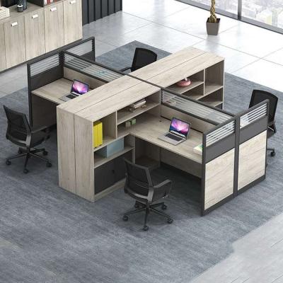 China Modern 2/4/6 Combination modern office staff office staff office partition card screen office work partition screen customization for sale