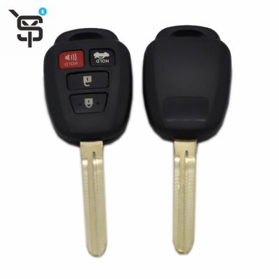 China Good Quality Black Car Smart Keys Car Keys For Toyota RAV4 Prius 3+1 Button Smart Car Keys With 314 MHz G Chip for sale