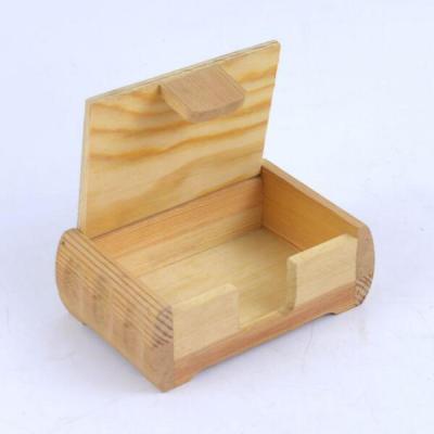 China Handmade Unfinished Personalized Wooden Soap Boxes With Logo for sale