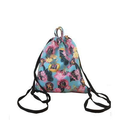 China Waterproof Drawstring Backpack Drawstring Bag To Pack To Customize Strap Logo Style Drawstring Travel Bag Unisex for sale