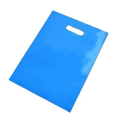 China Custom BIODEGRADABLE Logo Die Cut Plastic Shopping Bag, Plastic Handle Carry Bag for sale