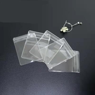 China BIODEGRADABLE Customized Accessories Opp Plastic Packaging Bag Jewelry Pouch With Ziplock Zipper Jewelry Bag for sale