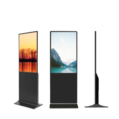 China Indoor LCD 43 Inch Floor Standing 4k Indoor Capacitive Advertising Screen Digital Signage Advertising for sale