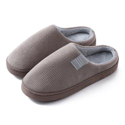 China Cushioning Wholesale Custom Warm Plush Furry Slipper Indoor Comfortable House Youth Cotton Memory Foam Women home Slippers Shoes for Couple for sale