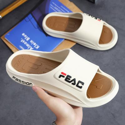 China Cushioning Mens Slides Slipper Soft Slippers 2023 outdoor Sandals for Man Design Custom Summer Mens sport Slippers for sale