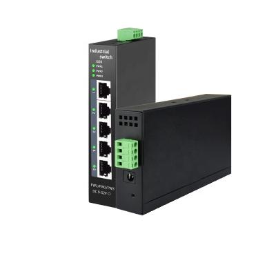 China DIN-RAIL Security System Hot Sale Ethernet Switch 10/100mbps Network Port SUPPORT Base-T IP40 Fanless Industrial Network Switch for sale