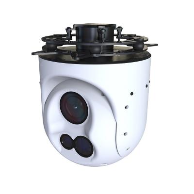 China 2 Axis Gimbal Drone Camera  Gyro Stabilized Cooled Visible Light And Laser Ranging 4k Te koop