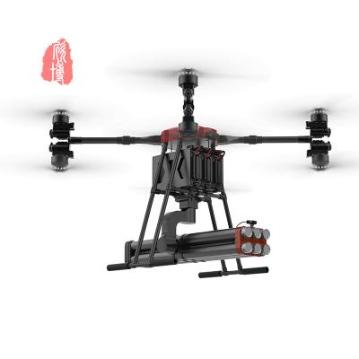 China Professional 5km Fire Rescue Drone Carbon Fiber Aviation Aluminum Material Fire Extinguisher Drone Te koop