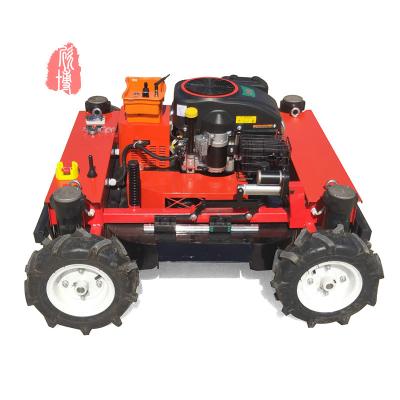 China Remote Controlled Unmanned Lawn Mower  5000W Garden Use Grass Cutting Machine for sale