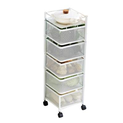 China Kitchen fruit and vegetable storage square rack viable promotion price for sale