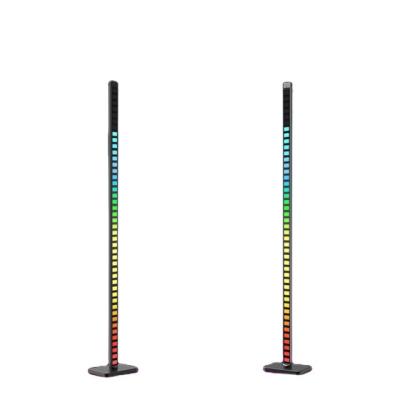 China Hot Sale Modern / Minimalist RGB Smart Rhythm Recognition Audio Led Floor Lamp Light Music for sale