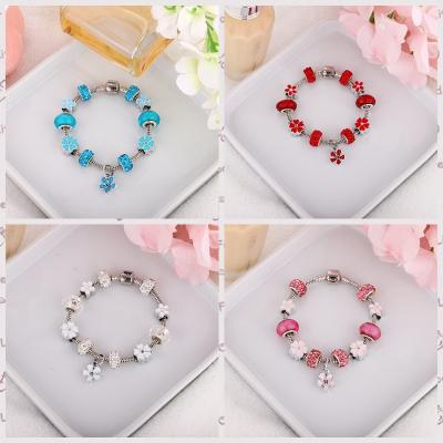 China Cute Free Shipping Trendy Ladies Lace Stainless Steel Pendant Bracelet for sale