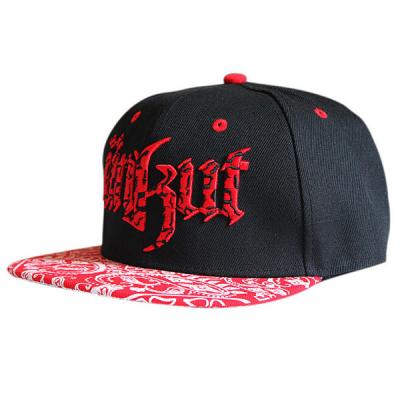 China Hot sale fashional JOINT brim snapback design customized flat baseball hats raised embroidery logo for sale