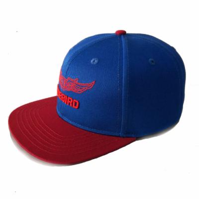 China JOINT Custom Flat Brim 6 Panels Hat Snapback With Brass Buckle for sale